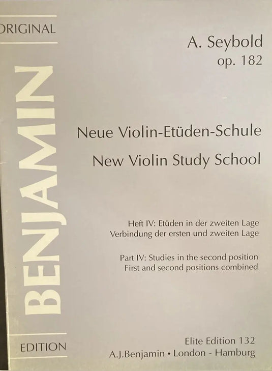 SEYBOLD - New Violin Study School Op. 182 Part IV
