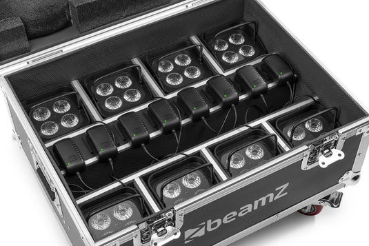 BEAMZ - FCC10 FlightCase for 8x BBP54xCharg