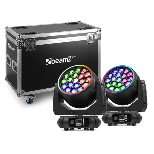BEAMZ - MHL1940 MovHead Wash19x40W 2pc FC