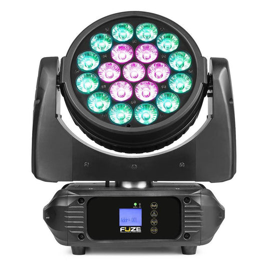 BEAMZ - Fuze1910 Wash Moving Head with Ring Control