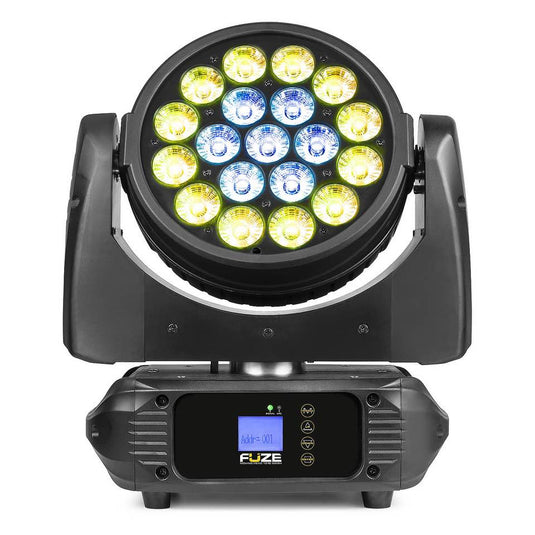 BEAMZ - Fuze1910 Wash Moving Head with Ring Control