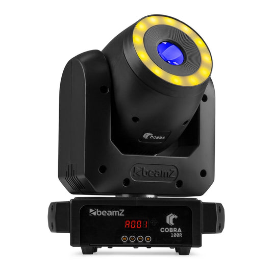 BEAMZ - COBRA 100R Spot 100W Mov.head+Ring
