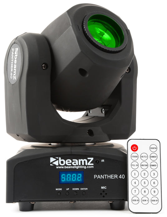 BEAMZ - Panther 40 LED Spot Mov.Head IRC