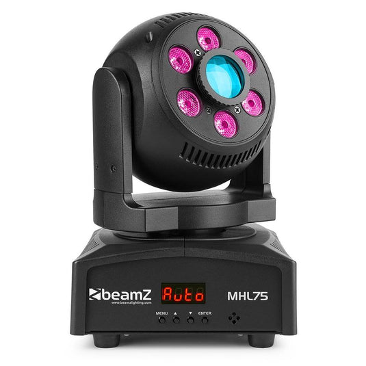 BEAMZ - MHL75 LED Spot30W+6xRGBW Wash IRC