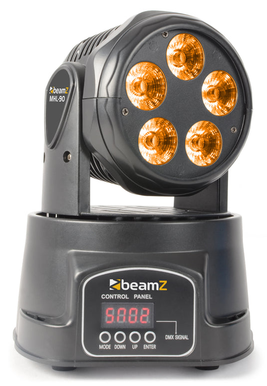 BEAMZ - MHL90 Wash 5 x 18W RGBAW-UV 6 in 1