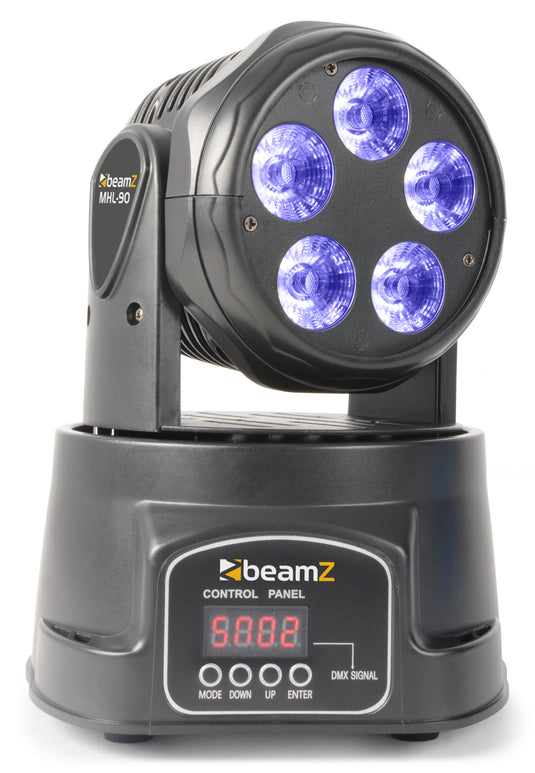 BEAMZ - MHL90 Wash 5 x 18W RGBAW-UV 6 in 1