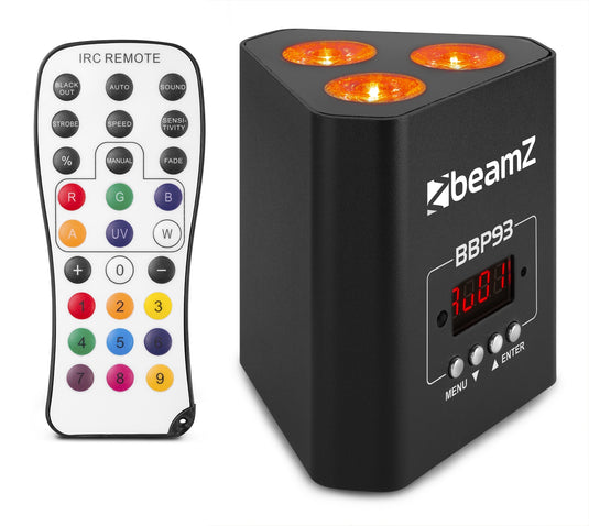 BEAMZ - BBP93 Uplight 3x10W 4in1 DMX IRC