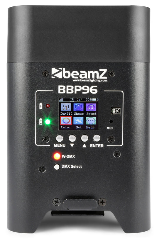 BEAMZ - BBP96 Uplight 6x12W 6in1 EL IRC