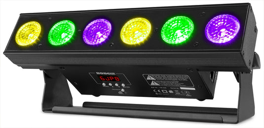 BEAMZ - BBB612 LED Bar 6x12W 6in1 LiBatt.