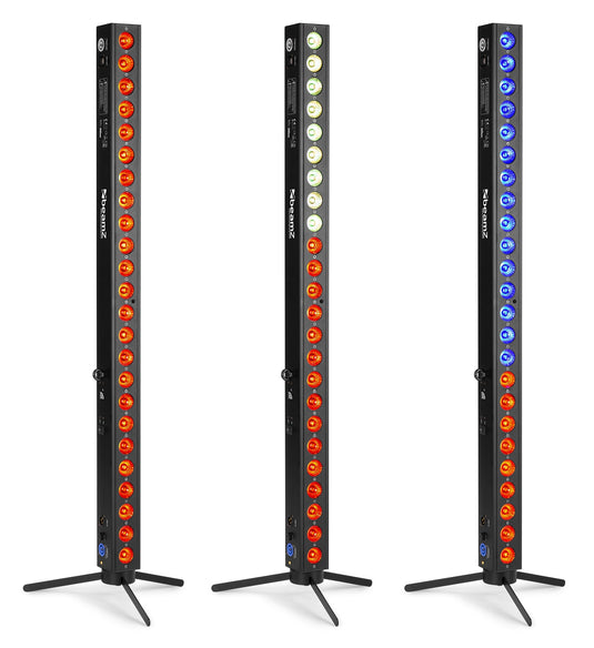 BEAMZ - BBB243 LED BAR 24x3W RGB WDMX Batt