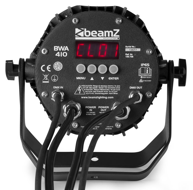 Carica immagine in Galleria Viewer, BEAMZ - BWA410 AluPAR IP65 7x10W 4in1 RGBW
