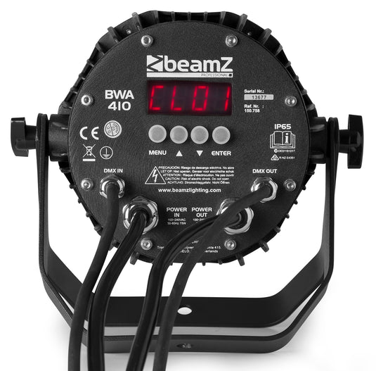 BEAMZ - BWA410 AluPAR IP65 7x10W 4in1 RGBW