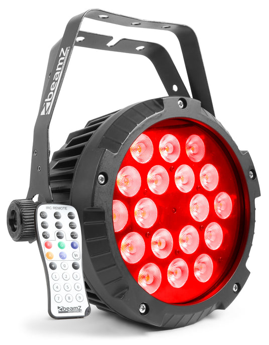 BEAMZ - BWA418 AluPAR IP65 18x12W 4-1 RGBW