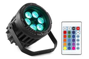 BEAMZ - BWA63 LED AluPAR IP65 6x3W RGB IRC