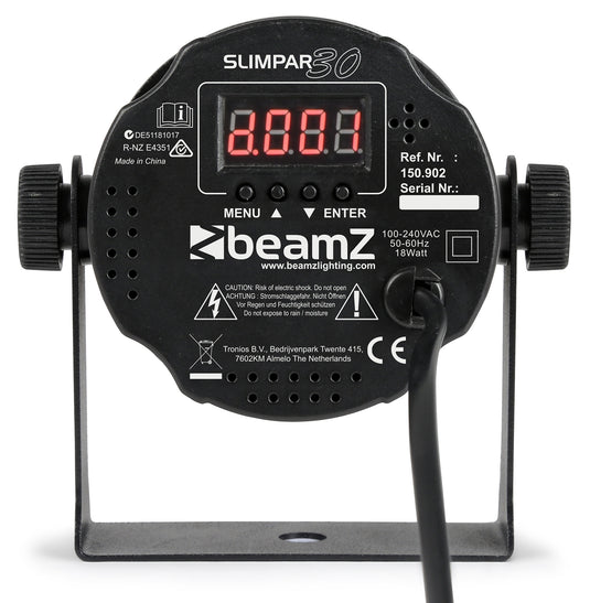 BEAMZ - SlimPar30  6 x 3W 3in1 RGB IRC