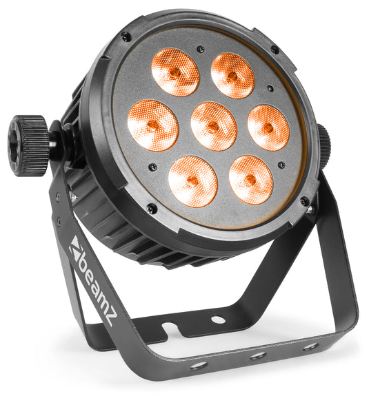 BEAMZ - BT280 Flat Par 7x10W 6in1 DMX IRC