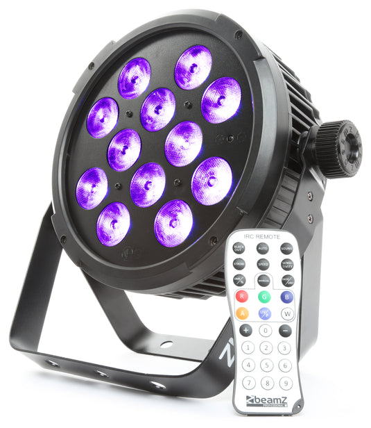 BEAMZ - BT300 Flat PAR 12x10W 6-1 DMX IRC