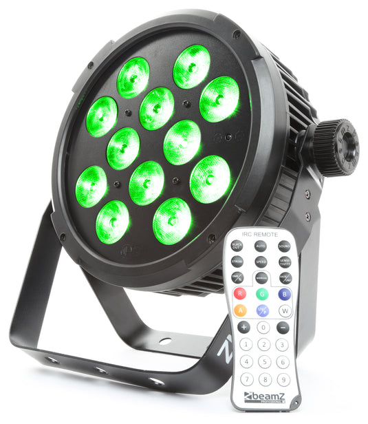BEAMZ - BT310 Flat PAR 12x6W 4-1 DMX IRC