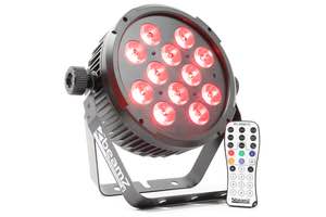 BEAMZ - BT310 Flat PAR 12x6W 4-1 DMX IRC