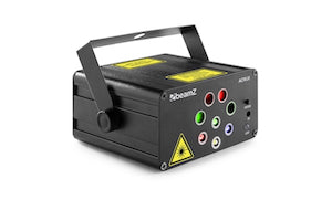 BEAMZ - Acrux 4way R/G Laser RGBW Gobo IRC