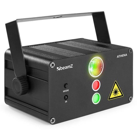 BEAMZ - Athena Laser R/G Gobo RGB IRC Batt