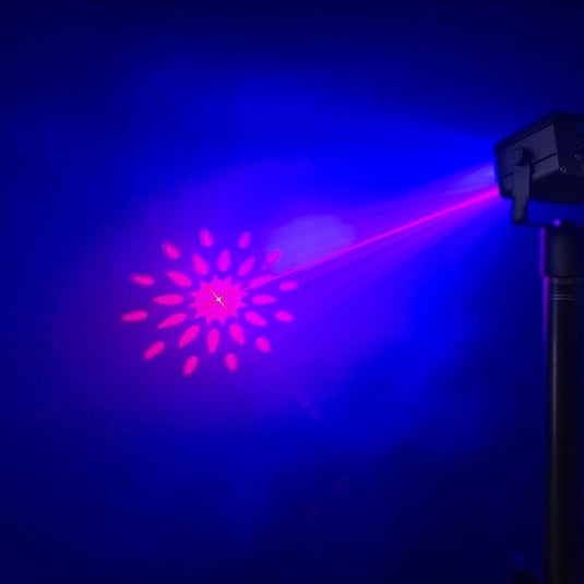 BEAMZ - Athena Laser R/G Gobo RGB IRC Batt
