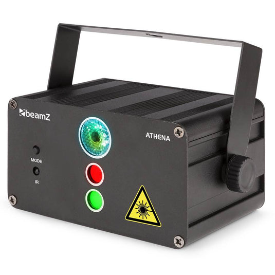 BEAMZ - Athena Laser R/G Gobo RGB IRC Batt