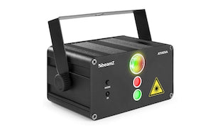 BEAMZ - Athena Laser R/G Gobo RGB IRC Batt