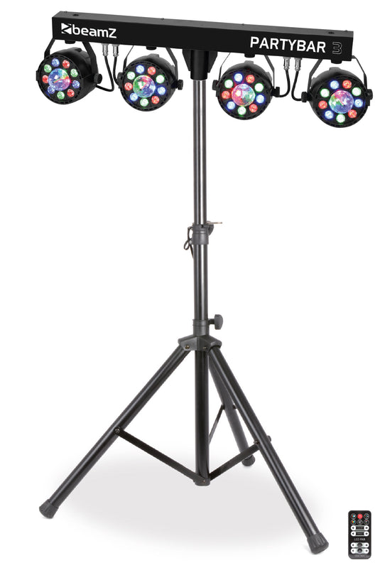 BEAMZ - PartyBar3 4PAR 9x1W RGB MagicBall