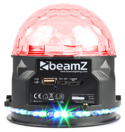 BEAMZ - PLS10 Jellyball with speaker BT