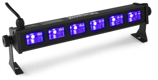 BEAMZ - BUV63 LED bar 6x3W UV