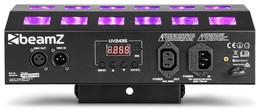 BEAMZ - Flood24UV 24x3W UV 4 ch, DMX,