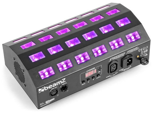 BEAMZ - Flood24UV 24x3W UV 4 ch, DMX,