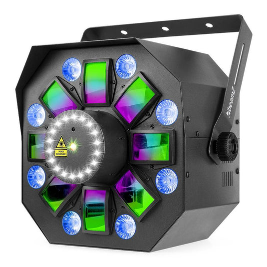 BEAMZ - MultiBox 100W RGBWAP strobe laser irc