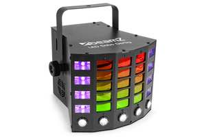 BEAMZ - LED Gobo Derby 21x3W RGBA Strobe UV DMX