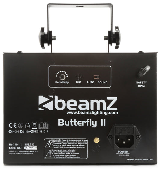 BEAMZ - LED 24 Butterfly II 6x3W RGBAWP IR