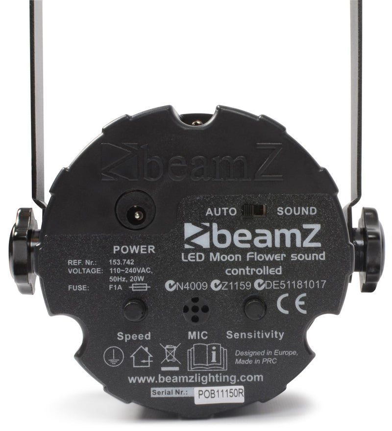 Carica immagine in Galleria Viewer, BEAMZ - LED Moon Flower RGBWA SC BLK
