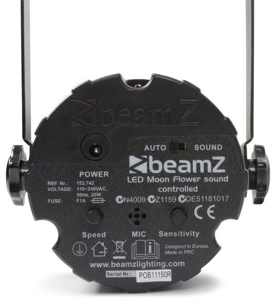 BEAMZ - LED Moon Flower RGBWA SC BLK
