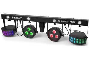 BEAMZ - ShowBar FREE 2xPAR4x4in1 2xDerby