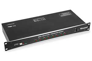 BEAMZ - DMX Splitter / Booster 8-way