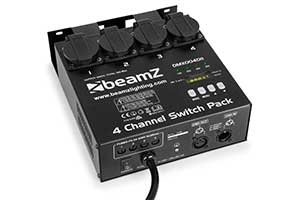BEAMZ - DMX004DII 4 Channel Switch Pack