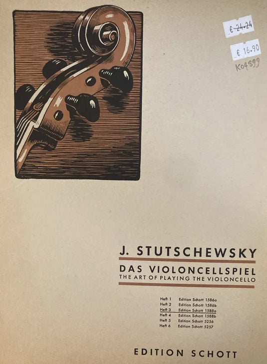 STUTSCHEWSKY - Das Violoncellspiel Heft 3