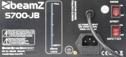 BEAMZ - S700-JB Smokemachine + Jelly LED