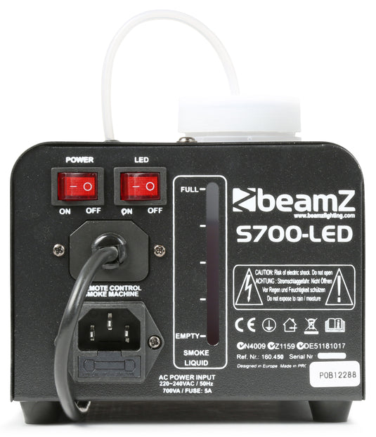 BEAMZ - S700LED Smokemachine+Ice effect