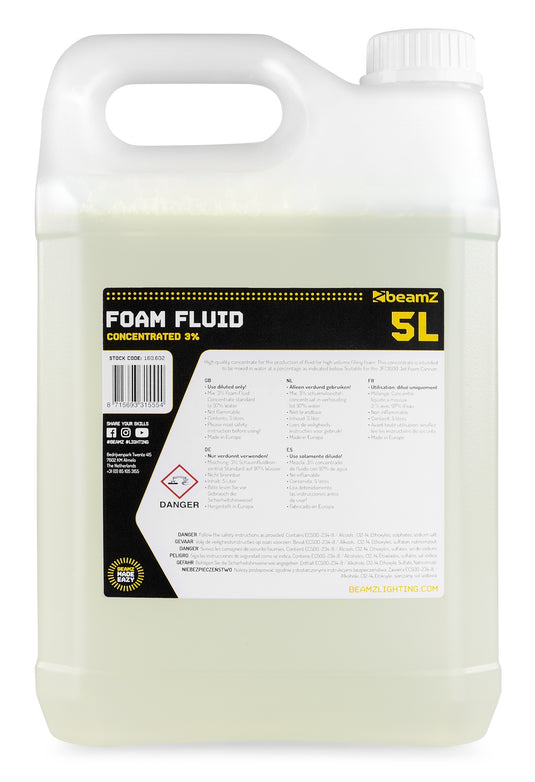 BEAMZ - FFL5 Foamfluid 5L Concentrate 3%