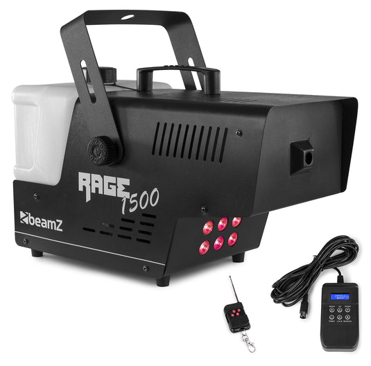 BEAMZ - Rage1500LED Smokemachine 6x3W 3in1
