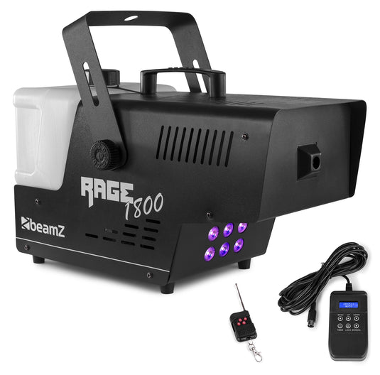 BEAMZ - Rage1800LED Smokemachine 6x4W 4in1