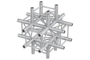 BEAMZ - P30-C60 Truss 6 way X-junction 0,5m