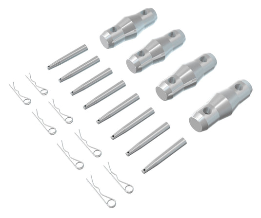 BEAMZ - P30 Truss Conn.Set 4 couplers, 8 cl