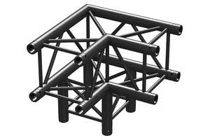 BEAMZ - P30-C30 Truss 3 way corner 0,5 BLK
